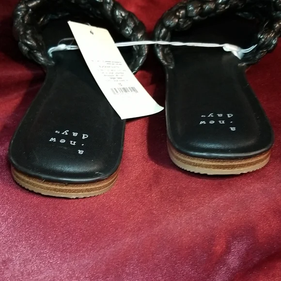 NWT size 10 memory foam foot bed padded sandal slide slippers - Picture 7 of 7